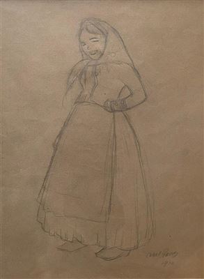 Young Russian peasant girl
