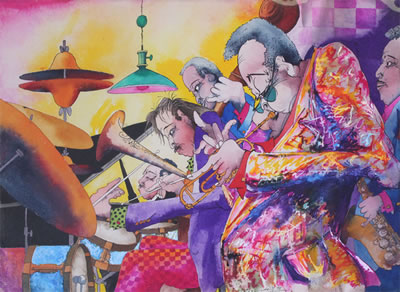 NEW ORLEANS JAZZ MUSICIANS, 1990 by Leo Meiersdorff - Auction record, sale price, and art valuation. Compare with similar artists and explore comparable artworks.
