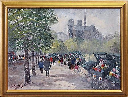 ARTIST VENDORS ALONG THE SEINE