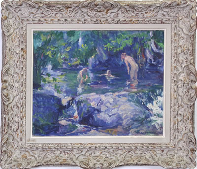 BILL STEVEN’S CHILDREN (THEIR BROOK), LYME NH SUMMER 1944
