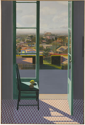 Open Door with Chair