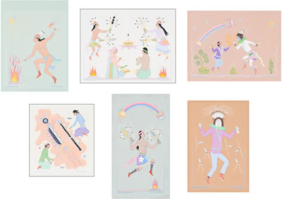 Works on Illustration Board(6)