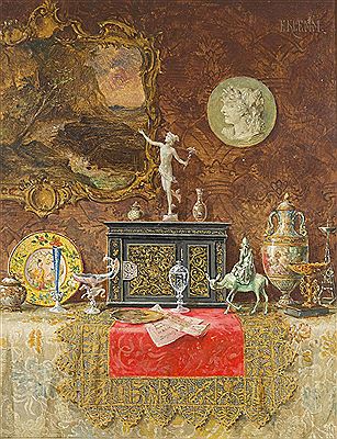 Still Life with Collectibles