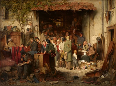 Sample artwork by Hugo Wilhelm Kauffmann (1844 - 1915), known for figure, genre painting - View similar artists and auction records