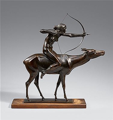 Diana auf der Hirschkuh 1899