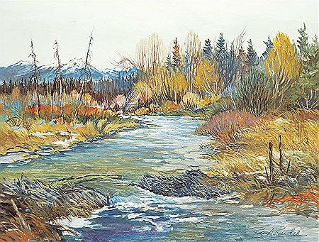 Untitled - River in the Foothills