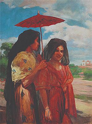 Dos Hermanas by Fabian Cueto De La Rosa - Auction record, sale price, and art valuation. Compare with similar artists and explore comparable artworks.