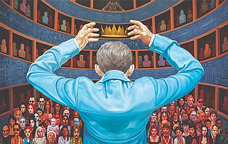 Sample artwork by Mark Justiniani (Born 1966), known for painting - View similar artists and auction records