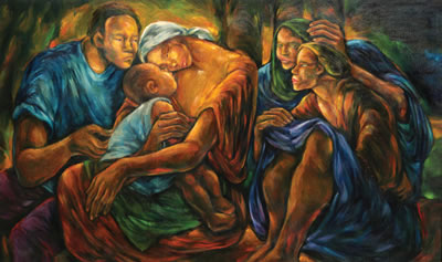 "Ang Pamilya" by Lydia Velasco - Auction record, sale price, and art valuation. Compare with similar artists and explore comparable artworks.
