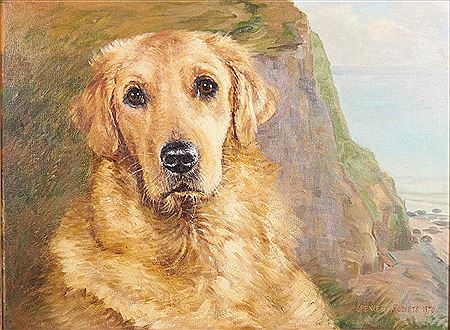 Portrait of a Golden Retriever, 1970