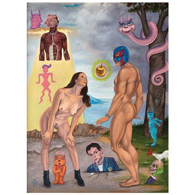 Sample artwork by Mauro Teran (Born 1964), known for painting - View similar artists and auction records