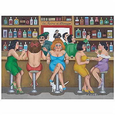 Damas en la barra II