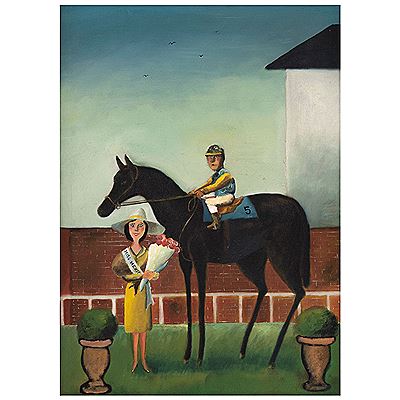 Miss México y un jockey, 1981