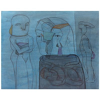 El sueño by Jose Luis Cuevas - Auction record, sale price, and art valuation. Compare with similar artists and explore comparable artworks.