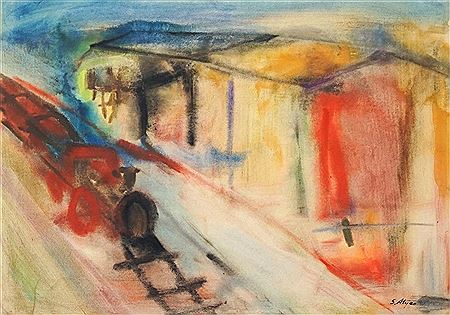 Night Express, Kooweeup Station no. 14 by Sam Atyeo - Auction record, sale price, and art valuation. Compare with similar artists and explore comparable artworks.