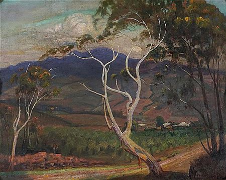 View over a Valley