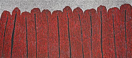 Women's Ceremony by Glenys Gibson Nungurrayi - Auction record, sale price, and art valuation. Compare with similar artists and explore comparable artworks.