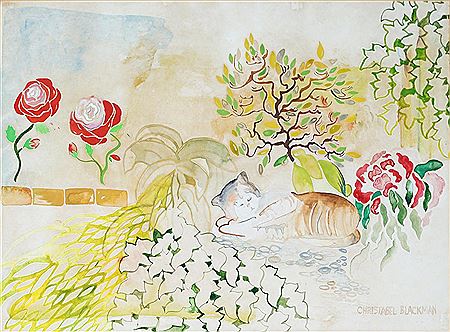 Cat in the Garden