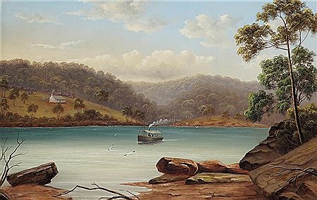 Early Settlers in Sydney Harbour by Valentine Delawarr - Auction record, sale price, and art valuation. Compare with similar artists and explore comparable artworks.