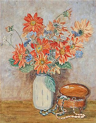 Mixed Bunch by Marjorie Trenwith - Auction record, sale price, and art valuation. Compare with similar artists and explore comparable artworks.