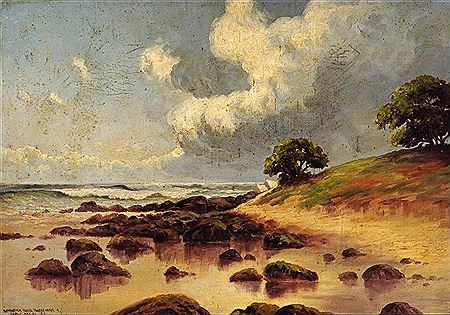Schnapper Rocks, Tweed Heads, 1914 by Charles Ernest Astley - Auction record, sale price, and art valuation. Compare with similar artists and explore comparable artworks.