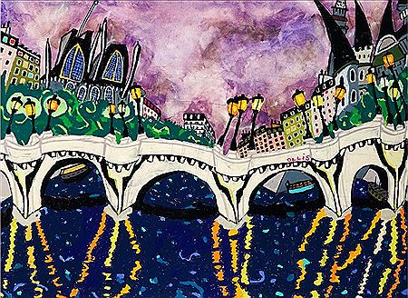 Storm Clouds Over Paris by Bernard Ollis - Auction record, sale price, and art valuation. Compare with similar artists and explore comparable artworks.