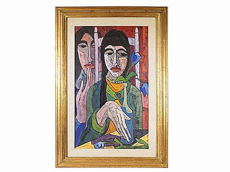 Two women with flowers by Alfio Rapisardi - Auction record, sale price, and art valuation. Compare with similar artists and explore comparable artworks.