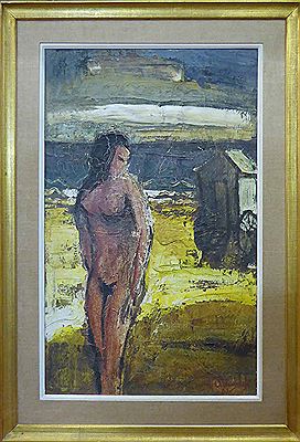 FILLE À LA PLAGE - GIRL ON THE BEACH by Jacques Delvaux - Auction record, sale price, and art valuation. Compare with similar artists and explore comparable artworks.
