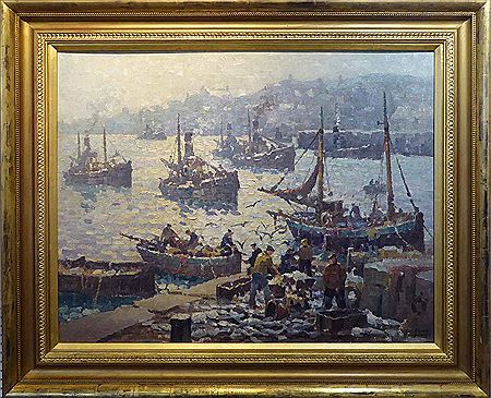 Spoils of the Sea by George Ayling - Auction record, sale price, and art valuation. Compare with similar artists and explore comparable artworks.