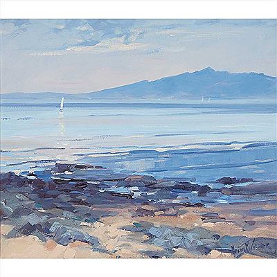 Silver Sea, Arran by Helen M Turner - Auction record, sale price, and art valuation. Compare with similar artists and explore comparable artworks.