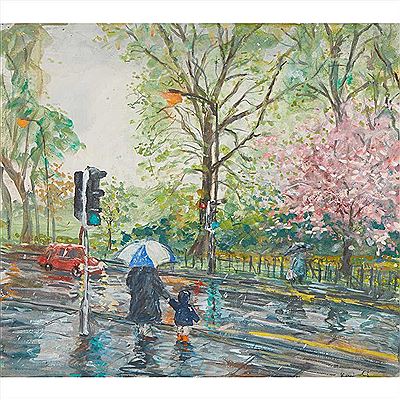 Safe Crossing, 2005 by Henry Kondracki - Auction record, sale price, and art valuation. Compare with similar artists and explore comparable artworks.