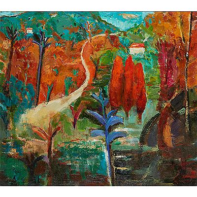 Sample artwork by Annette Edgar (Born 1943), known for paintings - View similar artists and auction records