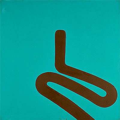 LINE ON TURQUOISE, NO. 25 - JULY '63