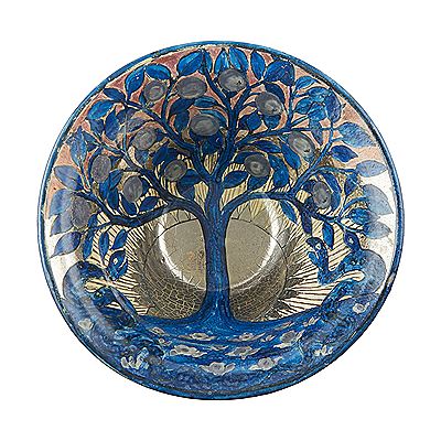 LARGE EARTHENWARE BOWL, CIRCA 1900