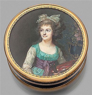 Alleged portrait of Anne Vallayer-Coster (1744-1818)