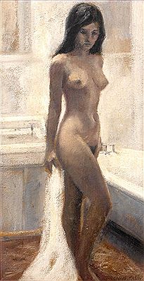 Standing nude