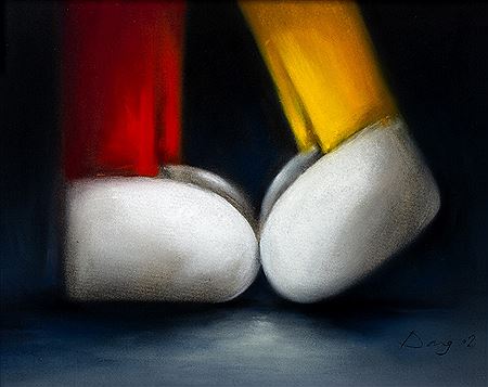 Love is in the Air by Doug Hyde - Auction record, sale price, and art valuation. Compare with similar artists and explore comparable artworks.