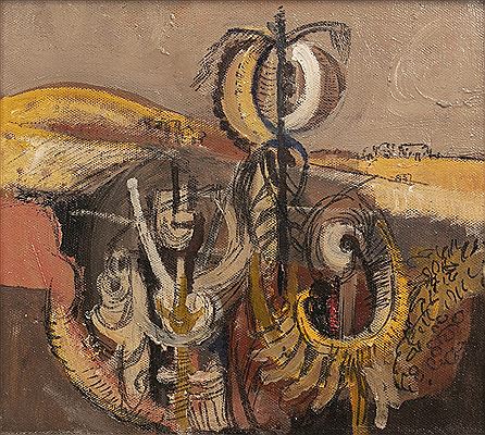 Sketch for large painting