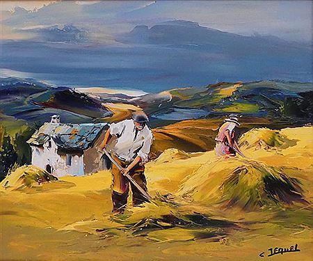 Hay work