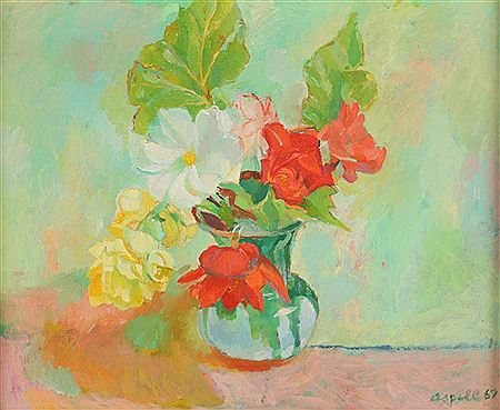 Still Life-Vase of Flowers by Peter Lawson - Auction record, sale price, and art valuation. Compare with similar artists and explore comparable artworks.