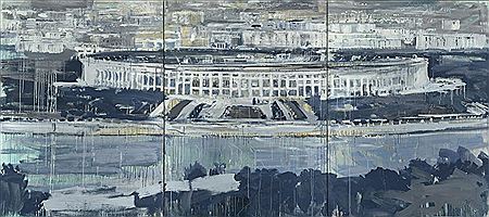 Moscow. Luzhniki Stadium (Triptych)