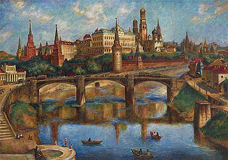 View of the Moscow Kremlin by Pavel Petrovich Sokolov-Skalja - Auction record, sale price, and art valuation. Compare with similar artists and explore comparable artworks.