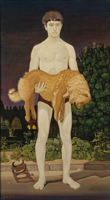 Man with a Slain Dog