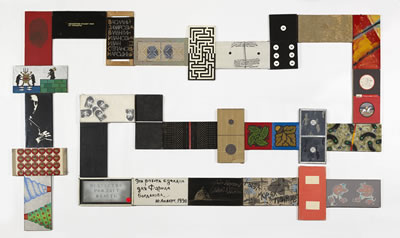 "Domino Game Block (Ryba) of Moscow Avant-Garde, twenty-eight part work" by Farid Bogdalov - Auction record, sale price, and art valuation. Compare with similar artists and explore comparable artworks.