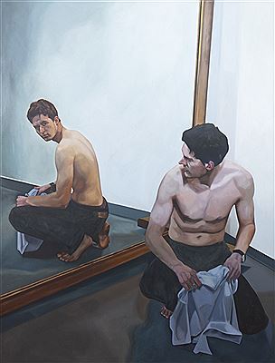 MAN IN THE MIRROR by Jacqueline Marr - Auction record, sale price, and art valuation. Compare with similar artists and explore comparable artworks.