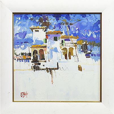 UNA CASA, TYPICA, MALLORCA by Ian Elliot - Auction record, sale price, and art valuation. Compare with similar artists and explore comparable artworks.