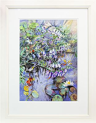 FOXGLOVES AND WATERLILIES by Jean B Martin - Auction record, sale price, and art valuation. Compare with similar artists and explore comparable artworks.