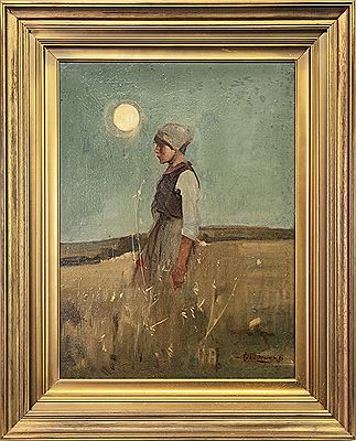 A STROLL THROUGH THE MEADOW by Hugh Monro - Auction record, sale price, and art valuation. Compare with similar artists and explore comparable artworks.