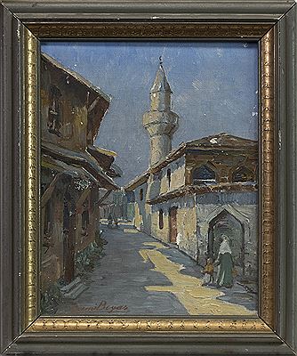 MOSQUE IN ADRIANOPLE by Ali Sami Boyar - Auction record, sale price, and art valuation. Compare with similar artists and explore comparable artworks.