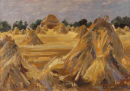 Harvest landscape by Rolf Andiel - Auction record, sale price, and art valuation. Compare with similar artists and explore comparable artworks.